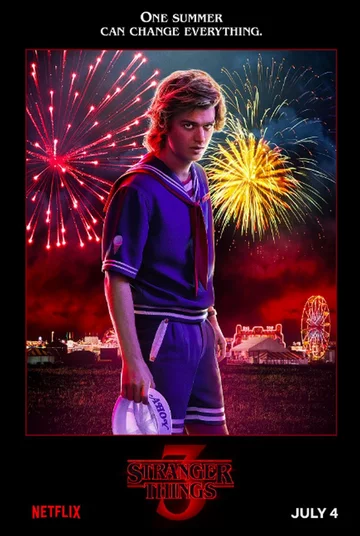 Plakat zapowiadający trzeci sezon "Stranger Things" 