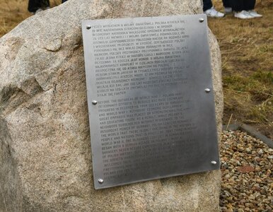 Miniatura: Szokujące tablice w Jedwabnem. Jad Waszem...