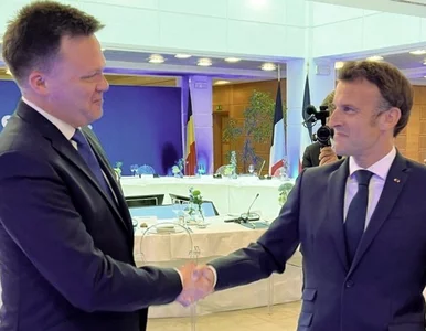 Miniatura: Hołownia spotkał się z Macronem. „Nadszedł...