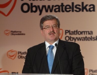 Miniatura: Komorowski: debata z Sikorskim tak, ale...