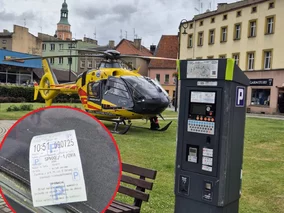 Miniatura: Wylądował helikopterem LPR w&nbsp;centrum...