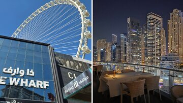 Diabelski młyn Ain Dubai i&nbsp;kolacja w&nbsp;Atelier M z&nbsp;widokiem na&nbsp;Dubai Marina
