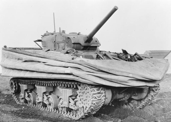 Czołg Sherman DD, 1944