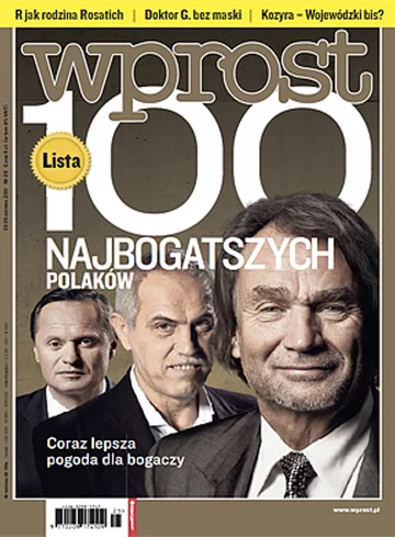 Okładka tygodnika Wprost nr 25/2011 (1480)