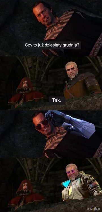 Mem po premierze Cyberpunka 2077 