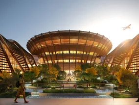 Miniatura: Tu powstanie kolejne megalotnisko. Będzie...