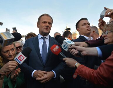 Miniatura: Tusk odpowiada Morawieckiemu. „Haratanie w...