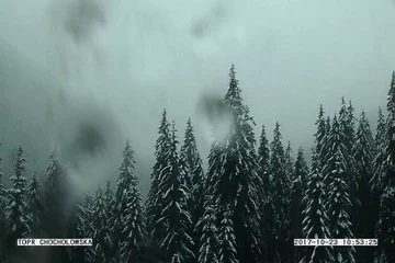 Widok z kamery TOPR-u. 23 października 2017 r. 