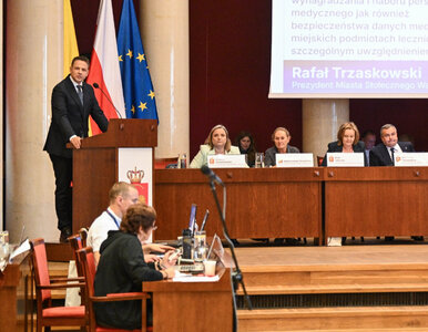 Miniatura: Gorąca sesja Rady Warszawy. Przemowa...