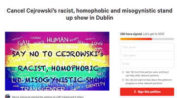 Petycja o&nbsp;odwołanie występu Wojciecha Cejrowskiego