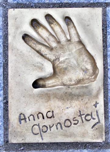 Anna Gornostaj w Alei Gwiazd Anna Gornostaj 35 -lecie pracy artystycznej