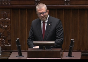 Miniatura: Oświadczenie majątkowe Brauna. 1000 zł...
