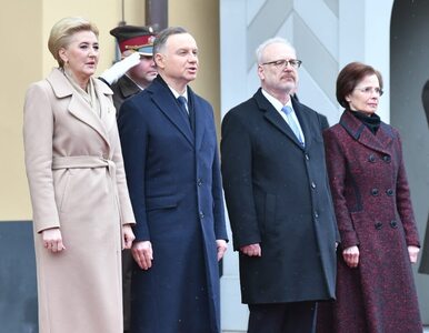 Prezydenci Polski i Łotwy wzajemnie się uhonorowali. „Chcę podkreślić...