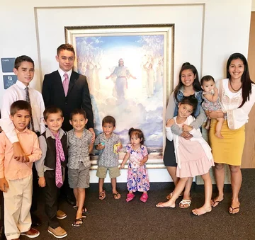 Adri Haia z rodziną 