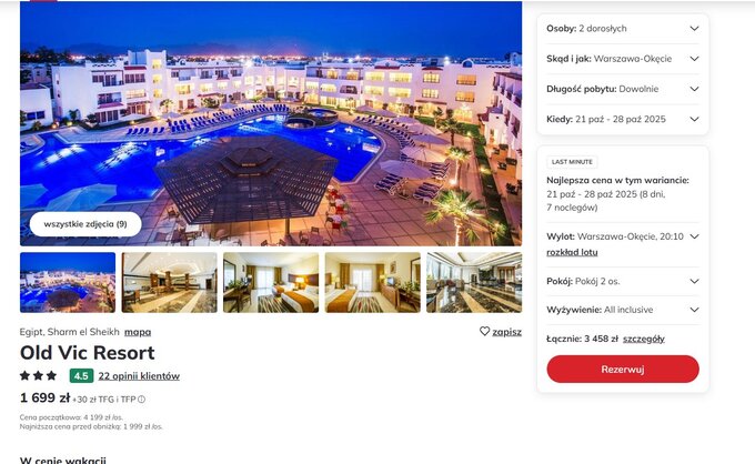 Last minute w Egipcie