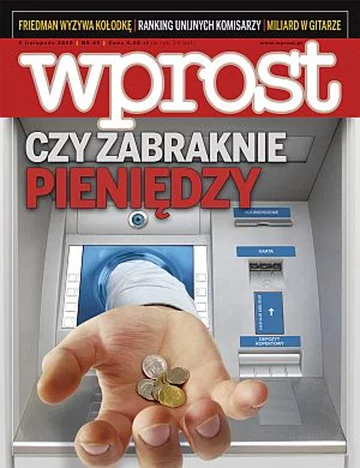 Okładka tygodnika Wprost nr 45/2008 (1350)