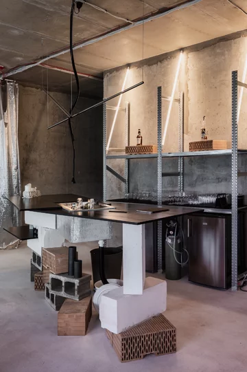 Venue 54 pop up Restaurant, Ryga. Projekt: Open AD 