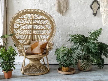 Fotel Paw to wspaniały mebel do wnętrz w stylu boho 