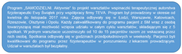 SAMODZIELNI. Aktywnie