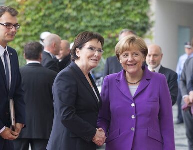 Miniatura: Kopacz spotkała się z Merkel