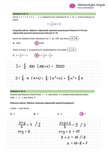 Egzamin ósmoklasisty z matematyki  – strona 7 