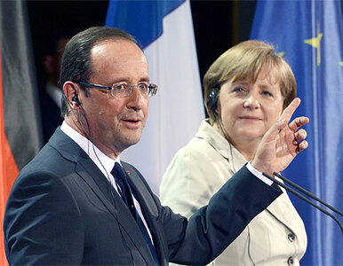 Miniatura: Pierwszy raz Merkel i Hollande'a. "Jestem...