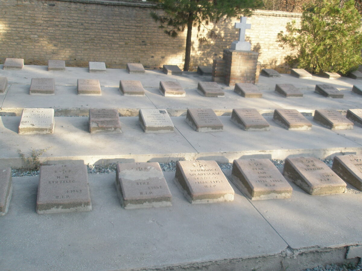 Kwatery w polskiej części cmenatrza Dulab w Teheranie 