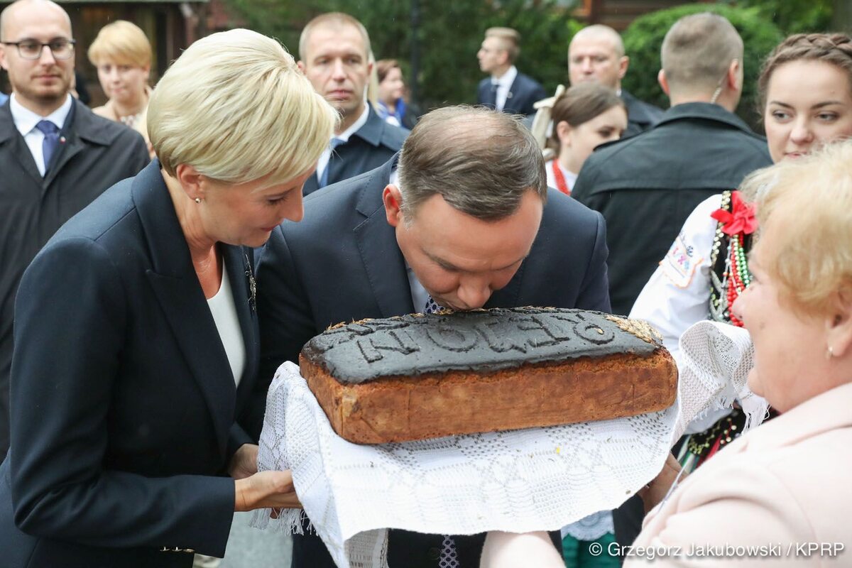 Prezydenckie dożynki w Spale p