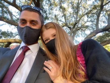 Jennifer Gates i jej narzeczony Nayel Nassar 