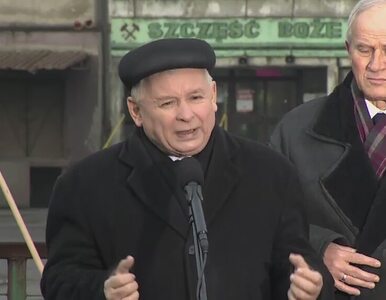 Miniatura: Kaczyński do górników: Zaczynają was...