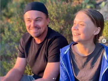 Leonardo DiCaprio i Greta Thunberg 