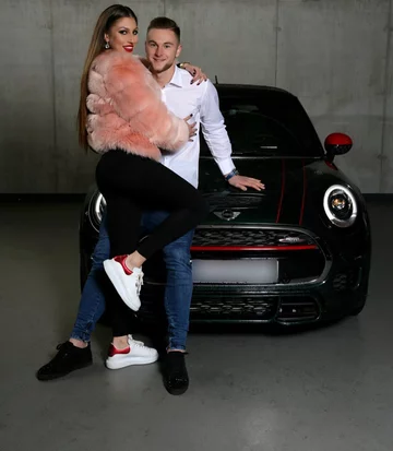 Milan Skriniar i Barbora Hroncekova 