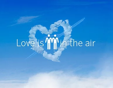 Miniatura: Weź homoseksualny ślub na pokładzie samolotu