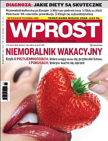 Okładka tygodnika Wprost nr 32/33/2009 (1387)