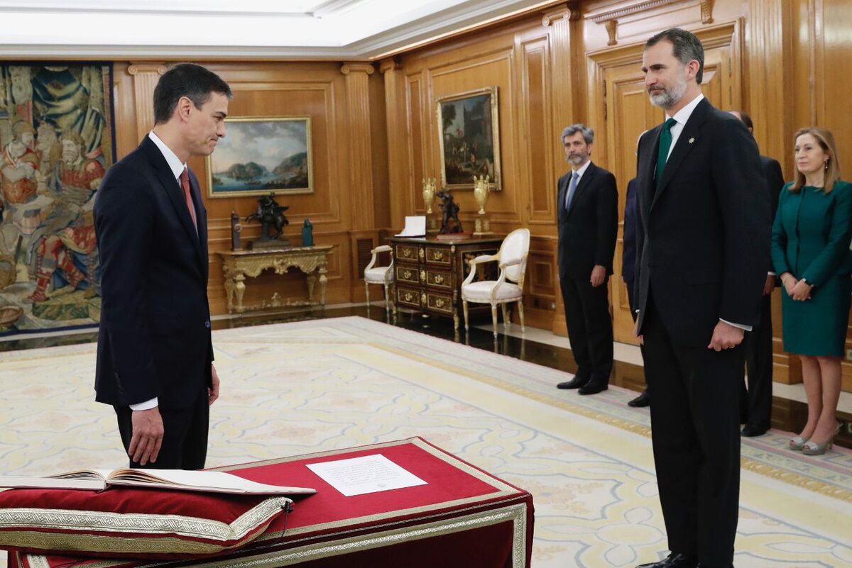 Pedro Sánchez zaprzysiężony na premiera Hiszpanii 