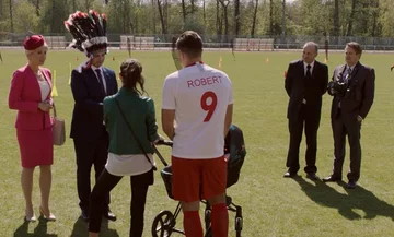 Robert i Anna Lewandowscy w "Uchu Prezesa" 