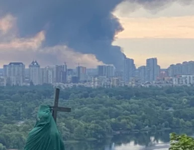 Miniatura: Kilka eksplozji w Kijowie. Nad miastem...