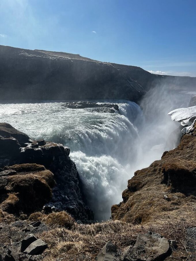 Wodospady Gullfoss