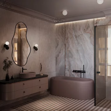 Apartament z widokiem na park, projekt Modeko Studio 