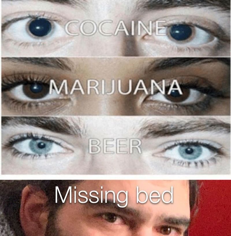 Kokaina. Marihuana. Piwo. Zgubione łóżko 