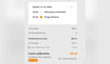 Jesienna promocja Leo Express