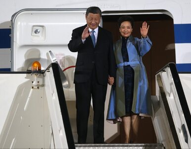 Miniatura: Ląduje prezydent Chin, przerwano...