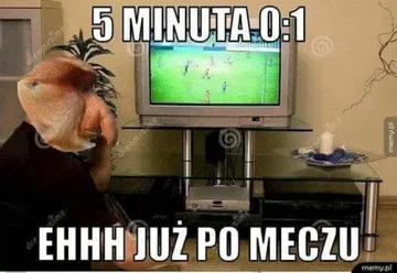 Mem po meczu Polski z Węgrami 