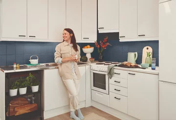 Kolor niebieski we wnętrzu 