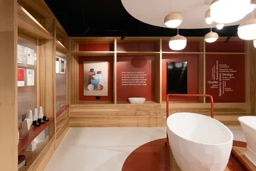 Wnętrza publiczne – III miejsce: mode:lina™, showroom firmy Marmite 