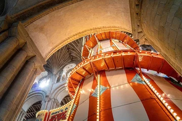 Zjeżdżalnia w katedrze w Norwich 