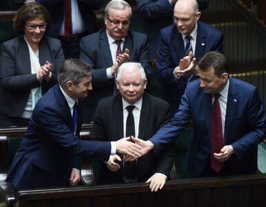Miniatura: Kaczyński odpowiada posłom: Tak, jesteśmy...