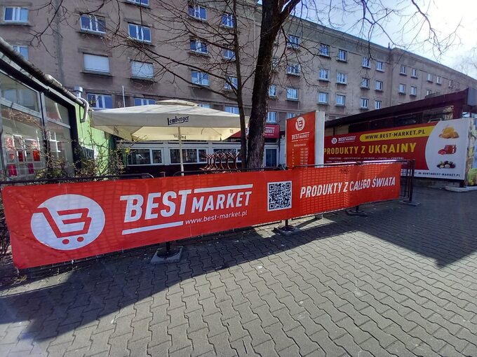 Produkty z Ukrainy można nabyć w sklepach Best Market