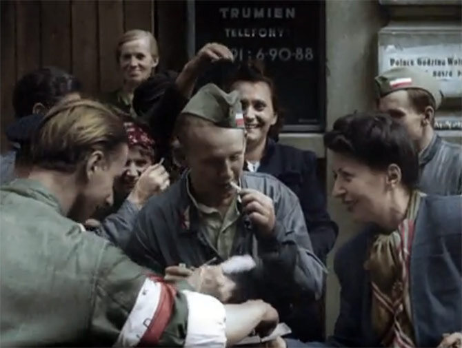 Kadr z filmu "Powstanie Warszawskie" w reżyserii Jana Komasy (fot. Muzeum Powstania Warszawskiego)