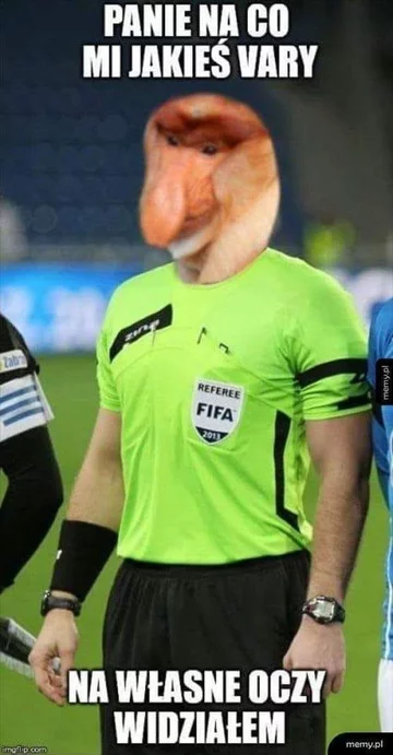 Mem po czerwonej kartce dla Leo Messiego 